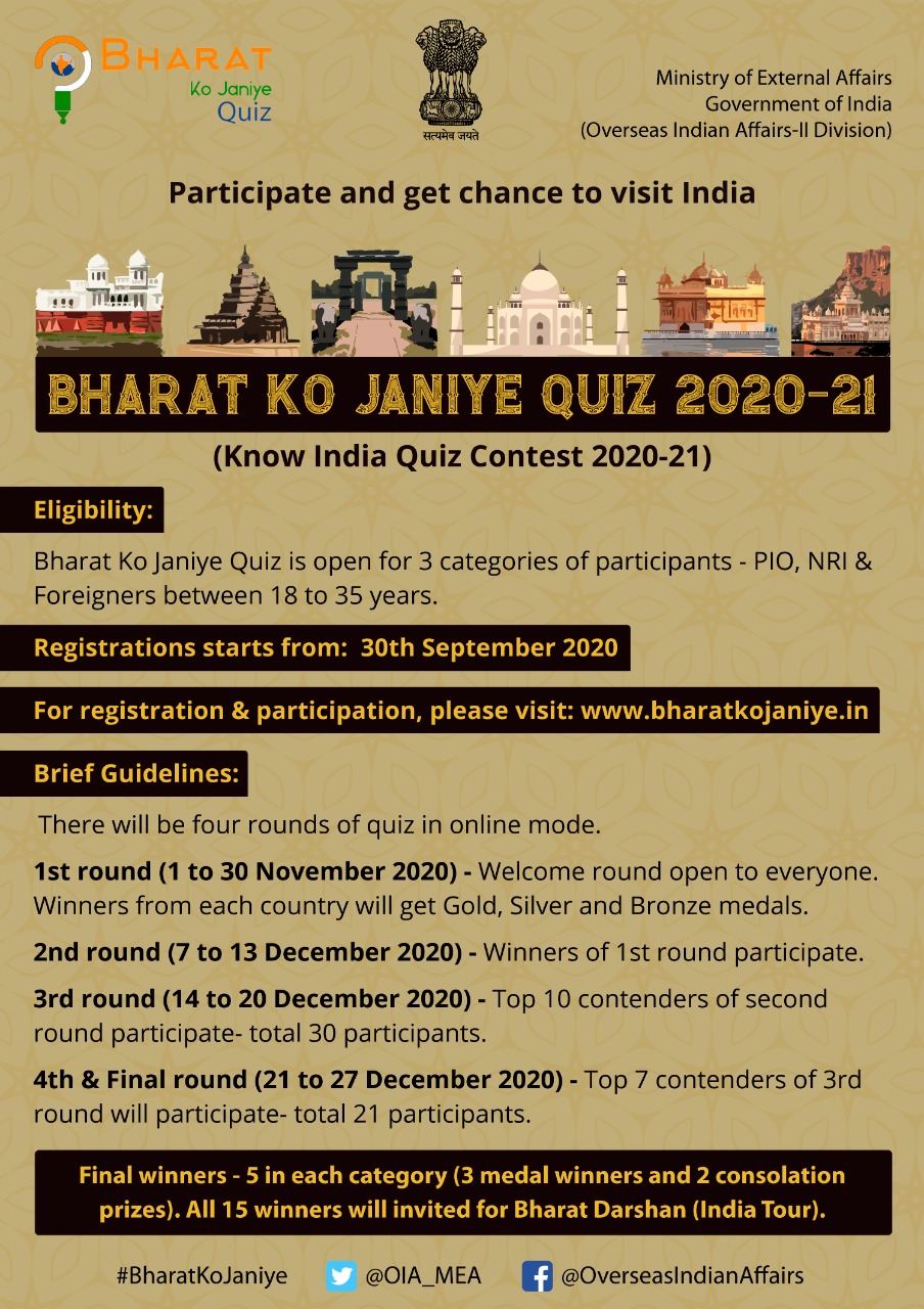 Bharat ko Janiye Quiz 2020-21